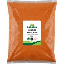 Laraska Organik Havuç Tozu 1kg Organic Carrot Powder