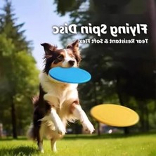 Bella Vista Dayanıklı Silikon Frizbi Köpek Oyuncağı 17.5 cm - Esnek ve Güvenli