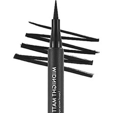 Bella Vista Midnight Matte Siyah Eyeliner - Likit Formül