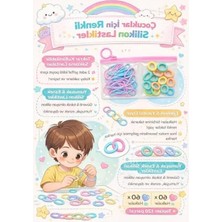 Bella Vista Renkli Yumuşak Saç Lastiği Seti - Kaymaz ve Esnek