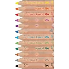 Bella Vista Jumbo Yarım Boy Boya Kalemi - 12 Renk