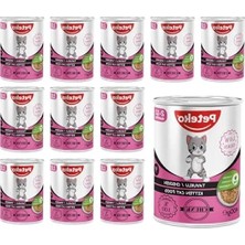 Bella Vista Yavru Kedi Için Tavuklu ve Jöleli Yaş Mama 400 gr x 12 Adet