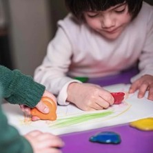 Bella Vista 6'lı Renkli Teddy Bebek Crayons - 1 Yaş ve Üzeri