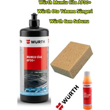 Würth Mumlu Cila AP30 + Oto Yıkama Süngeri + Cam Sabunu  Avantaj Paketi