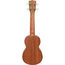 Bella Vista Doğal Masif Maun Soprano Ukulele