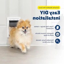 Bella Vista Enerji Tasarruflu 3-Flaps Pet Kapısı Küçük Evcil Hayvanlar Için