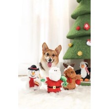 Bella Vista Güvenli ve Toksik Olmayan Köpek Oyuncağı, Christmas Santa