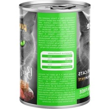 Bella Vista Seçici Kediler Için Tahılsız Sığır Etli ve Ciğerli Yaş Mama (400G x 12 Adet)
