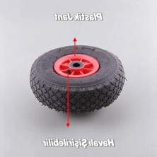 Bella Vista Şişme Havalı Taşıma Arabası, Plastik Jantlı Siboplu, 260X85 mm