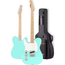 Bella Vista Tele Kasa Elektro Gitar Seti - Maple Klavye, 25W Amfi