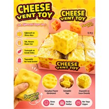 Btrcmpny-Peynir Squishy Stres Oyuncağı – Cheese Sukuşi Xl Yumuşak Sıkma Oyuncağı, Slow Rising Duyusal Rahatlatıcı