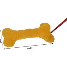 Bella Vista Ipli Çekiştirmeli Kumaş Köpek Kemik Oyuncak - 25 cm