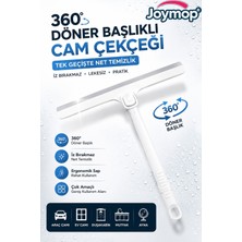 JOYMOP 360° Döner Başlıklı Cam Silme Aparatı – Çekçek Cam Sileceği | Araç Camı, Duşakabin, Ayna ve Tezgah Için