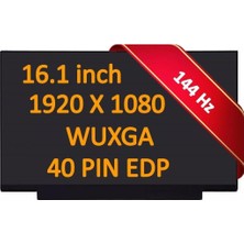 Alfamaks Hp Uyumlu Victus 16-S0035NT 7Z5Z2EA 16.1" Ekran 40 Pin Slim LED Panel 144hz