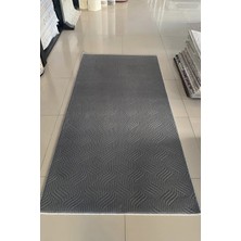 Polaris Halı Delüx Üstün Kalite Kaymaz Taban Yolluk Halı Antrasit