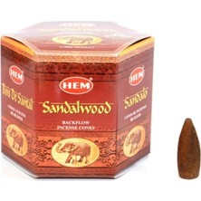 Vip Sandalwood Backflow Geri Akış Koni Tütsü 40'lı