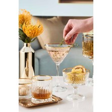 Paşabahçe 4'lü Elysia Golden Kokteyl Kadehi 220 C, Kokteyl Bardağı