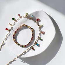Luxury 316| Gold Renkli Taşlı Gema Kombini 1