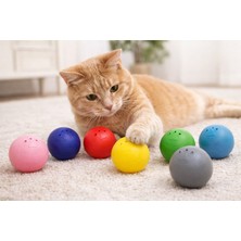PatiCool Çıngıraklı Kedi Topu | 4’lü Set | 5.5 cm Çapında Eğlenceli Kedi Oyuncağı
