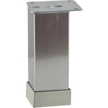Hobidabi 10 cm Alüminyum Düz Kare 40X40 Ayak Inox