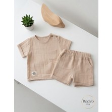 Beyzco Kids Erkek Bebek Müslin 2li Takım