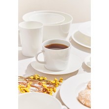 Paşabahçe Blank 2 Porselen Çay Fincanı Beyaz, Çay Fincanı, 1 Adet
