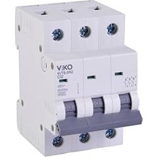 4VTB-3C32 Otomatik Sigorta 4,5ka C Tipi 3 Kutup 32A