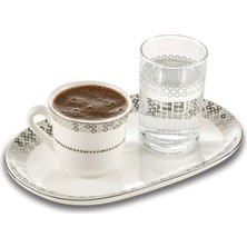 Paşabahçe Silver Zoom Porselen Fincan ve Bardağı, Fincan, 1 Adet
