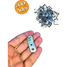 Hobidabi 15X27X27 mm Koli Demir Gönye Köşebent - Mobilya Dolap Raf Masa Çekmece Köşe Sabitleme Birleştirme