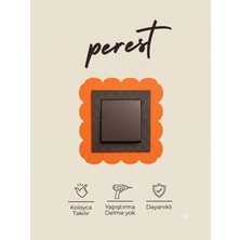 Perest Dekoratif Dalgalı Priz Çerçevesi Dekoratif Aparat - Kolay Montaj
