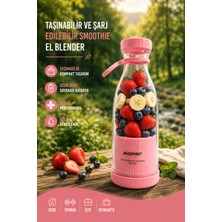 Sayarmarkt 380 ml Taşınabilir Blender USB Şarjlı Smoothie Hazırlayıcı