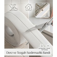 Silva Nature Premium Sızdırmazlık Bandı - Mutfak & Banyo Su Sızdırmaz Kenar Bandı - 3,2 Metre - Profesyonel Hijyen Çözümü