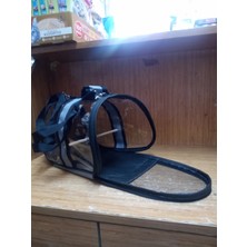 Pet Kuş Taşıma Çantası Tünekli 30X22X20CM - Gri