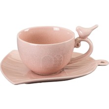 Paşabahçe Freedom Seramik Çay Fincanı Pembe, Çay Fincanı, 1 Adet
