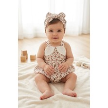 Caramell Globaby Desenli Bandanalı Romper