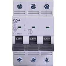 6VTB-3C125 Otomatik Sigorta 6ka C Tipi 3 Kutup 125A