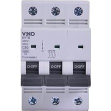 6VTB-3C80 Otomatik Sigorta 6ka C Tipi 3 Kutup 80A