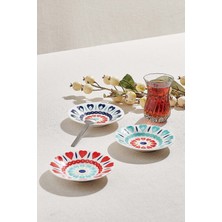 Paşabahçe Heart Porselen Çay Tabağı Lacivert, Çay Tabağı, 1 Adet