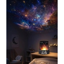 EstoreBox Tavana Yıldız Yansıtan Projeksiyon Gece Lambası USB Çalışan
