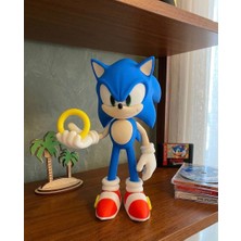 Sonic Figürü Büyük Boy 24CM 3D Baskı