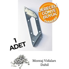 Hobidabi Mobilya Eşya Dolap Köşe Birleştirme Köşebent Sabitleyici Bağlantı Aparatı L Demir Gönye Metal