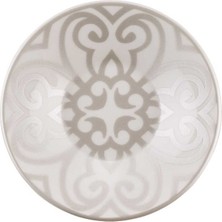 Paşabahçe Yonca Porselen Çay Tabağı Silver, Çay Tabağı, 1 Adet