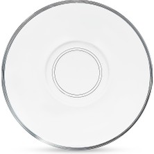 Paşabahçe 6'lı Şeffaf Cam Misis Çay Tabağı Seti 14 Cm, Çay Tabağı