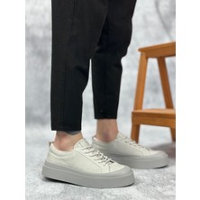 DMR Elegance BA500 Boa Özel Termo Taban Gri Casual Erkek Ayakkabı
