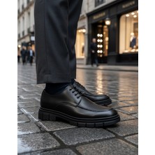 DMR Elegance BA0237 Bağcıklı Klasik Yüksek Taban Casual Erkek Ayakkabı