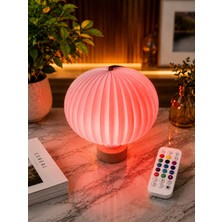 İkel Elektro 16 Renkli Akordeon Kitap Lamba Dekoratif Masa Lambası Rgb LED Şarjlı Aydınlatma