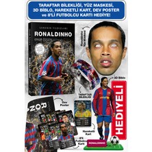 Parodi Yayınları Ronaldinho Futbolcu Kitabı - Bileklik, Maske, 3D Biblo, Dev Poster, Hareketli Kart ve 8'li Kart Hediyeli Set