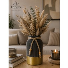 Triora Design Cozy Dekoratif Vazo – Modern Minimalist 3D Baskı Dekoratif Vazo | 18 x 11 cm