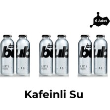 Buba Kafeinli Su (6'lı Paket) | 60 mg Kafein, Şekersiz ve Kalorisiz Kafeinli Su