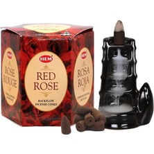 Vip Red Rose Backflow Geri Akış Koni Tütsü 40'lı